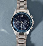 Swiss Plus Man Watch Basic Seri Model-8 ST3516AGS Lüx Blue-Silver