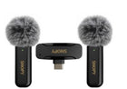 Snopy SN-MW80 Siyah 2 Mikrofonlu Kablosuz Type-c Yaka Mikrofonu