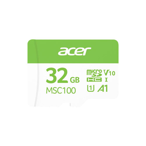 Acer MSC100 32GB microSD U1 V10 A1 Aksiyon Kamera &amp; Güvenlik Kamerası Uyumlu