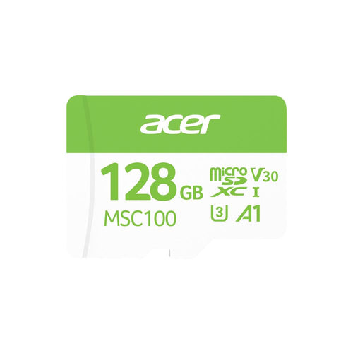 Acer MSC100 128GB microSD U3 V30 A1 Aksiyon Kamera &amp; Güvenlik Kamerası Uyumlu