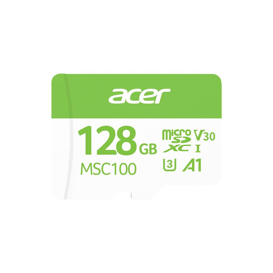 Acer MSC100 128GB microSD U3 V30 A1 Aksiyon Kamera &amp; Güvenlik Kamerası Uyumlu