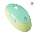 Everest ROUND KM-6282 Renkli Tuşlu Yeşil Kablosuz Q Multimedia Klavye + Mouse Set