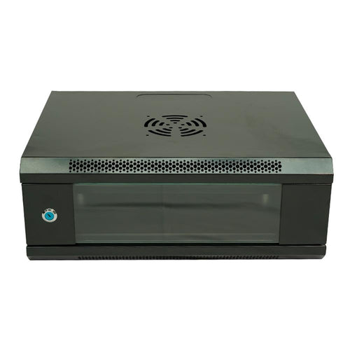 Racksan ML-6404S 4U Duvar Tipi Kabinet (200-530-400) Raf+Fan+Priz