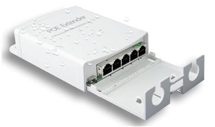 Teldata TLD-EXP Poe Extender 10-100-1000 1 İnput 4 Output 12W İç Ortam