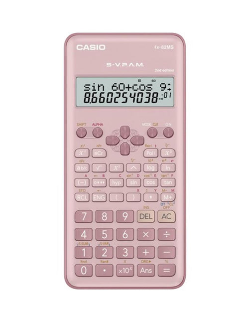 Casio FX-82MS-2-PK-W-DTF Versiyon Bilimsel Pembe Fonksiyonlu Hesap Makinesi