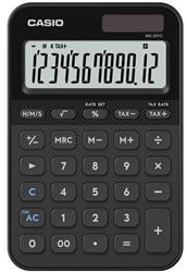 Casio MS-20YC-BK 12 Hane Siyah Masa Üstü Hesap Makinesi