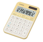 Casio MS-20YC-LY 12 Hane Pastel  Sarı Krem Masa Üstü Hesap Makinesi