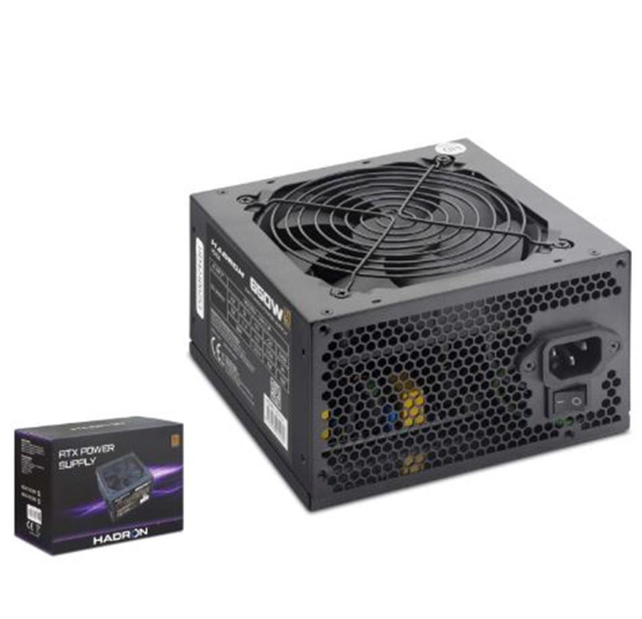HADRON HD424 PC Power Supply Güç Kaynağı 650W 12 cm Fan ATX 80 Plus Siyah