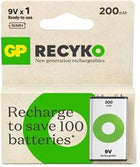 GP 9V 200 mAh Şarjlı Tekli Paket GP20R8HEM-2GB1