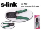 S-link SL-315 RJ-45-RJ-12-RJ-11 Üçlü Pense