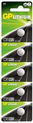 Gp CR1220-C5 3V Lityum Düğme Pil 5'li Paket