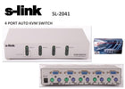 S-link SL-2041 4pc-1mn vga+ps-2 Otomatik Kvm Switch