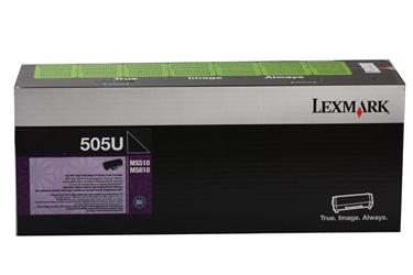 Lexmark 50F5U00 (505U) 20.000 Sayfa Black Siyah Toner MS510-610