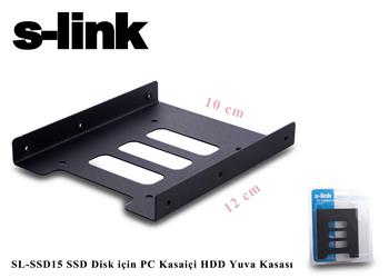 S-link SL-SSD15 Ssd Disk İçin Pc Kasa içi Hdd Yuva Kasası 2,5"-3,5"