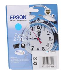 Epson 27XL Cyan Mavi Mürekkep Kartuş T27124012