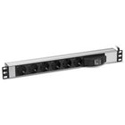 Formrack F082PR6SA 6 lı 19" sigortalı priz