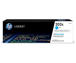 HP 203X Cyan Mavi Yüksek Kapasite 2.500 Sayfa Toner CF541X