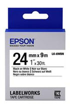 Epson LK-6WBN Standart Beyaz Üzeri Siyah 24mm 9Metre Etiket