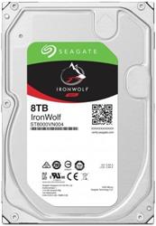 Seagate 8Tb ST8000VN004 Ironwolf 3,5" 7200Rpm 256Mb Rv Sensör, Sata 3, 7-24  Nas Diski