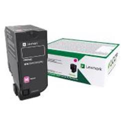 Lexmark 84C5HM0 16.000 Sayfa Magenta Kırmızı Toner CX725