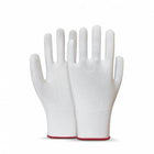 Beybi Polyester Örgülü Beyaz 10 Beden Kasiyer Eldiven 10lu Paket