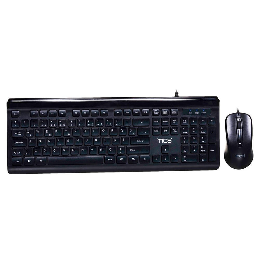 Inca Imk-377 Wired Slim Chocolate Dizayn Q Klavye&amp; Mouse Set