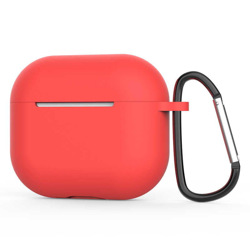 Airpods 3. Nesil Zore Airbag 28 Silikon Kılıf - Kırmızı