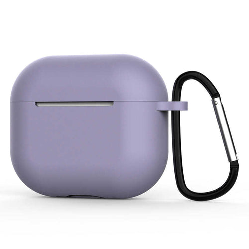 Airpods 3. Nesil Zore Airbag 28 Silikon Kılıf - Lavendery Gray