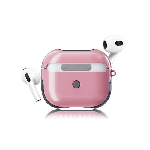 Airpods 3. Nesil Kılıf Zore Shockproof Silikon - Pembe