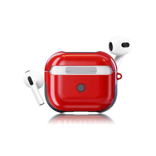Airpods 3. Nesil Kılıf Zore Shockproof Silikon - Kırmızı