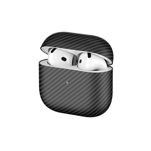Airpods 4 Zore Airbag 43 600D Karbon Fiber Kulaklık Kılıfı - Siyah