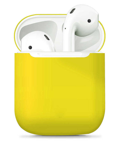 Airpods Kılıf Zore Airbag 13 Silikon - Sarı