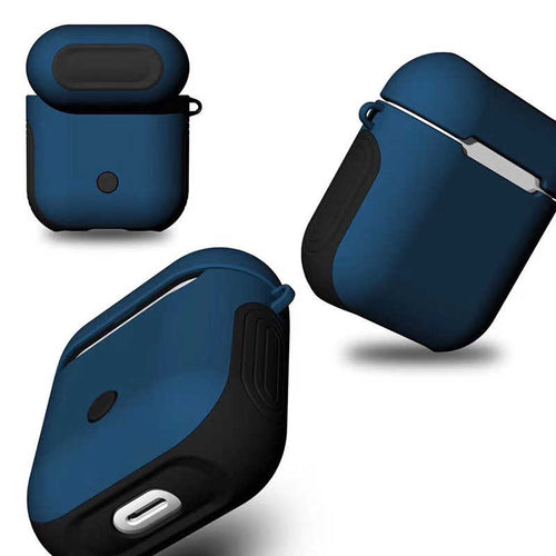 Airpods Kılıf Zore Shockproof Silikon - Mavi
