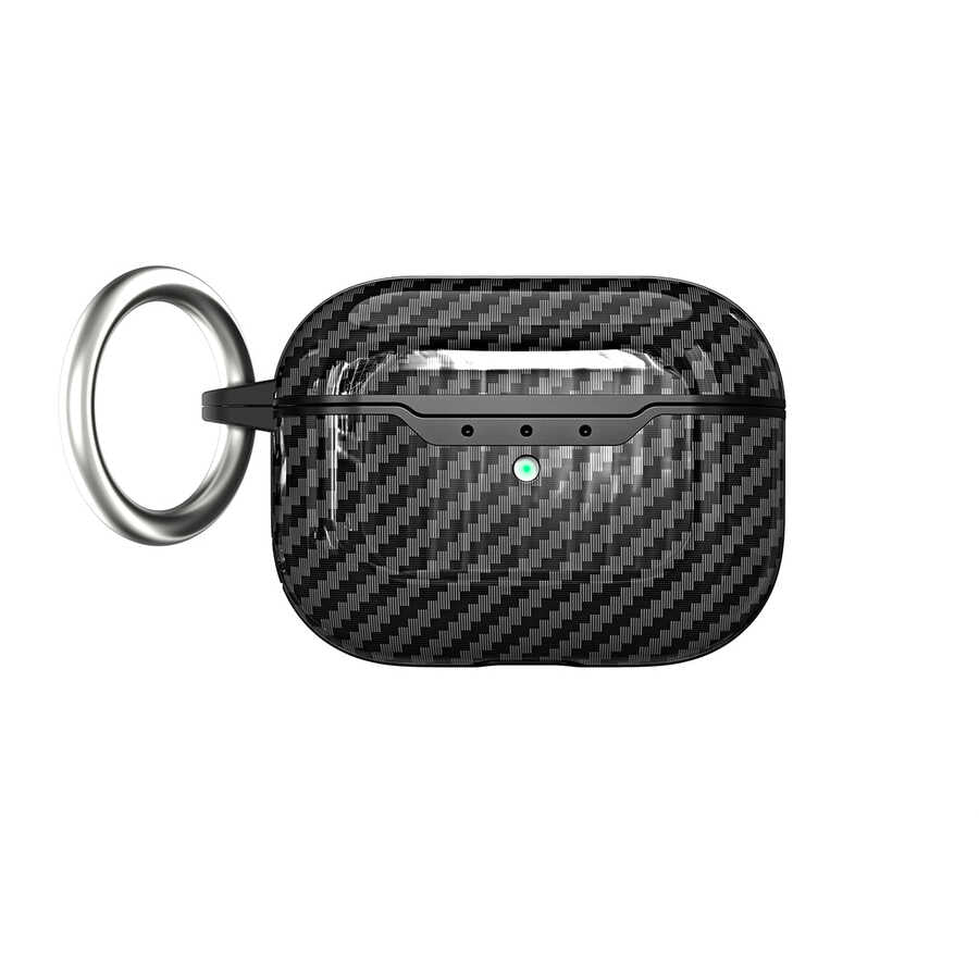 Airpods Pro 2 Kılıf Zore Airbag 04 Silikon - Siyah