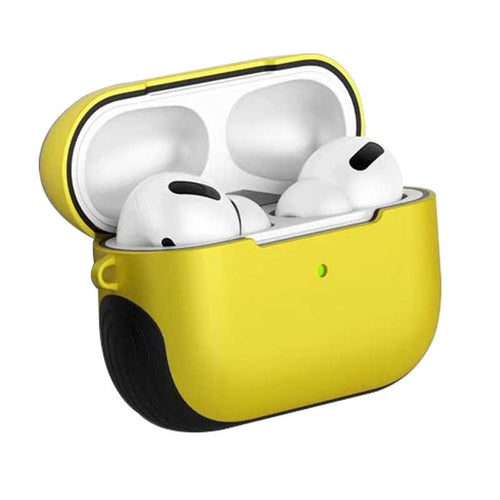 Airpods Pro Kılıf Zore Shockproof Silikon - Sarı