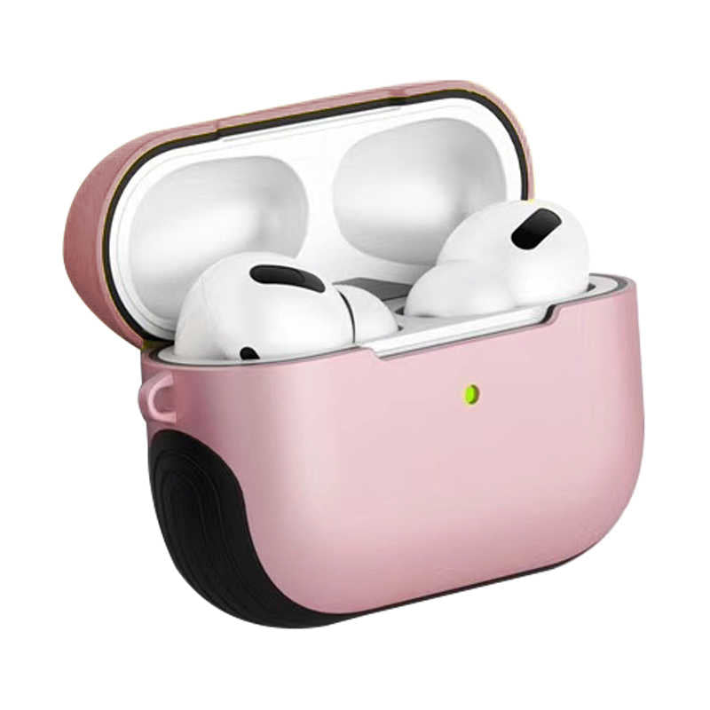 Airpods Pro Kılıf Zore Shockproof Silikon - Pembe
