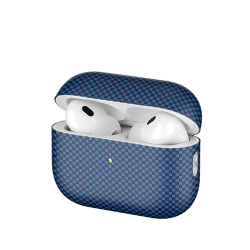 Airpods Pro 2 Zore Airbag 43 600D Karbon Fiber Kulaklık Kılıfı - Lacivert