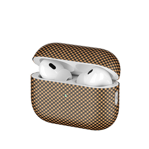 Airpods Pro 2 Zore Airbag 43 600D Karbon Fiber Kulaklık Kılıfı - Gold
