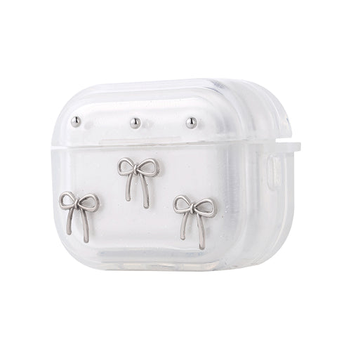 Airpods Pro 2 Zore Airbag 44 Airbag Tasarımlı Simli Şeffaf Kutup Kılıf - Fiyonk
