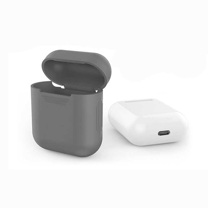 Airpods Zore Standart Silikon Kılıf - Gri