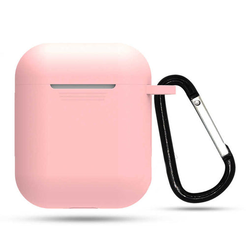 Airpods Zore Standart Silikon Kılıf - Pembe Açık
