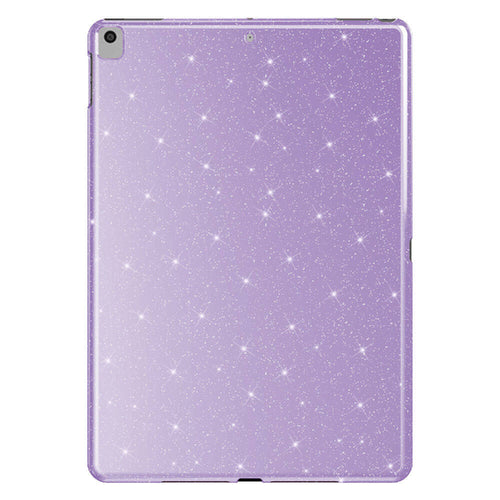 iPad 10.2 2021 (9.Nesil) Simli Parlak Görünümlü Zore Tablet Koton Kılıf - Lila