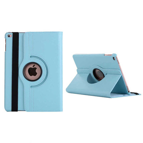 iPad 10.2 2021 (9.Nesil) Zore Dönebilen Standlı Kılıf - Mavi