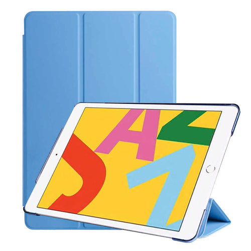 iPad 10.2 2021 (9.Nesil) Zore Smart Cover Standlı 1-1 Kılıf - Mavi