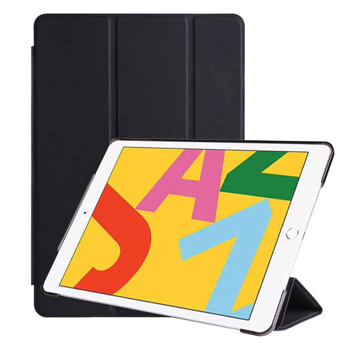iPad 10.2 2021 (9.Nesil) Zore Smart Cover Standlı 1-1 Kılıf - Siyah