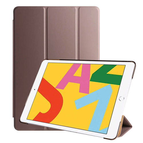 iPad 10.2 2021 (9.Nesil) Zore Smart Cover Standlı 1-1 Kılıf - Gold