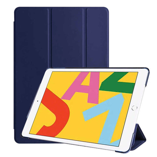 iPad 10.2 2021 (9.Nesil) Zore Smart Cover Standlı 1-1 Kılıf - Lacivert