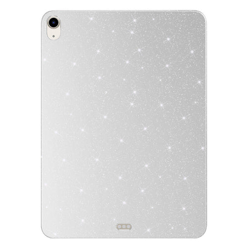 iPad 11.Nesil 2025 Simli Parlak Görünümlü Zore Tablet Koton Kılıf - Gümüş