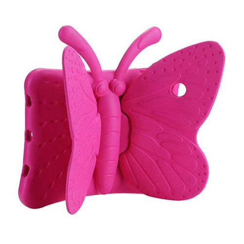 iPad 2 3 4 Zore Butterfly Standlı Tablet Kılıf - Pembe Koyu