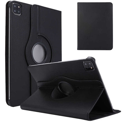 iPad Air 11 2025 M3 Zore Dönebilen Standlı Kılıf - Siyah